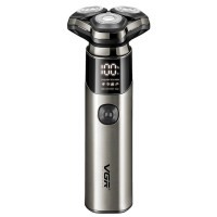 Електробритва VGR V-321 акумуляторна роторна 3 головки USB
