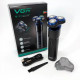 Електробритва VGR V-325 акумуляторна роторна 3 головки USB IPX6