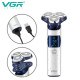 Електробритва VGR V-328 акумуляторна роторна 3 головки USB IPX7
