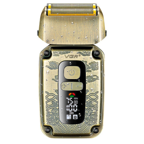 Електробритва-шейвер VGR V-337 акумуляторна сіткова 2 головки USB IPX6