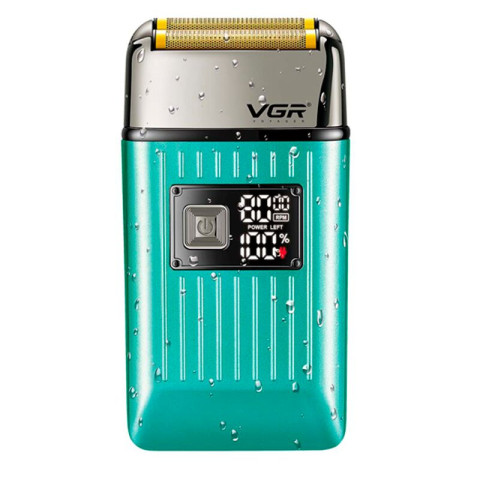 Електробритва-шейвер VGR V-357 акумуляторна сіткова 2 головки USB IPX6