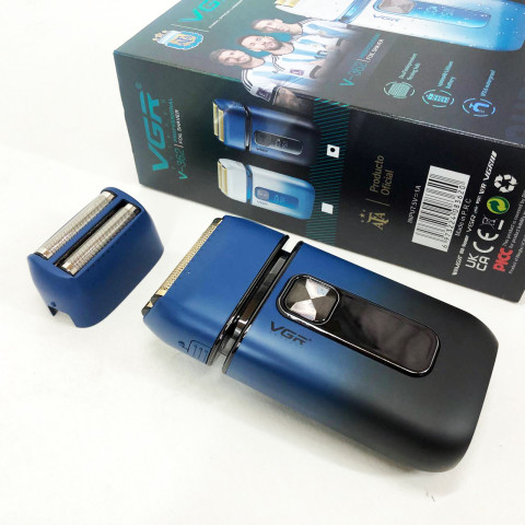 Електробритва-шейвер VGR V-362 акумуляторна сіткова 2 головки USB IPX6