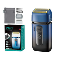 Електробритва-шейвер VGR V-362 акумуляторна сіткова 2 головки USB IPX6