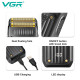 Електробритва-шейвер VGR V-363 акумуляторна сіткова 2 головки USB
