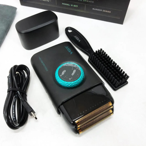 Електробритва-шейвер VGR V-377 акумуляторна сіткова 2 головки USB