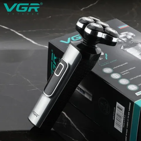 Електробритва VGR V-385 акумуляторна роторна 5 головок USB IPX5