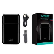 Електробритва-шейвер VGR V-390 акумуляторна сіткова 1 головок USB