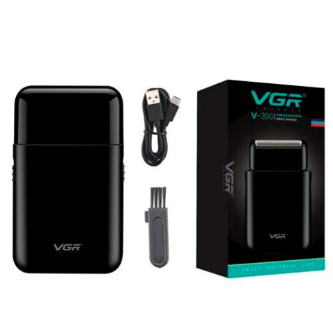 Електробритва-шейвер VGR V-390 акумуляторна сіткова 1 головок USB