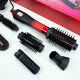 Фен-щітка VGR V-488 Hot Air Brush 8в1 1100 Вт Червона