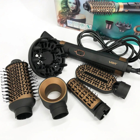 Фен-щітка VGR V-491 6в1 1000 Вт з керамічним покриттям