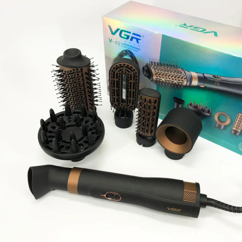 Фен-щітка VGR V-491 6в1 1000 Вт з керамічним покриттям