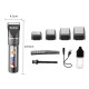 Машинка для стрижки Kemei KM-5073 з керамічним лезом LED USB