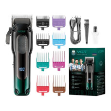 Машинка для стрижки волосся VGR V-013 акумуляторна синя