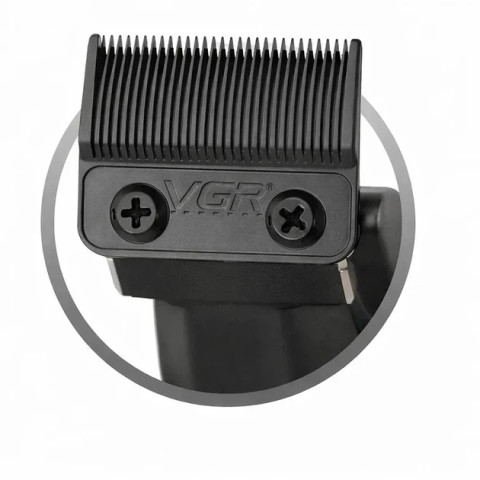 Машинка для стрижки VGR V-640C 9000 об/хв 6 насадок чорна