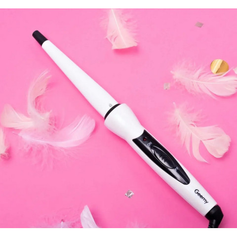 Плойка для волосся Geemy GM-2815 конусна з керамічним покриттям 35 Вт
