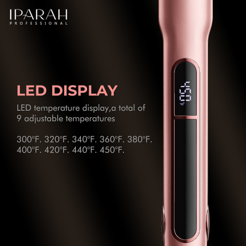 Выпрямитель для волос IPARAH P-122 50 Вт розовый