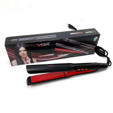 Випрямляч для волосся VGR V-516 LED 150–230 °C чорно-червоний