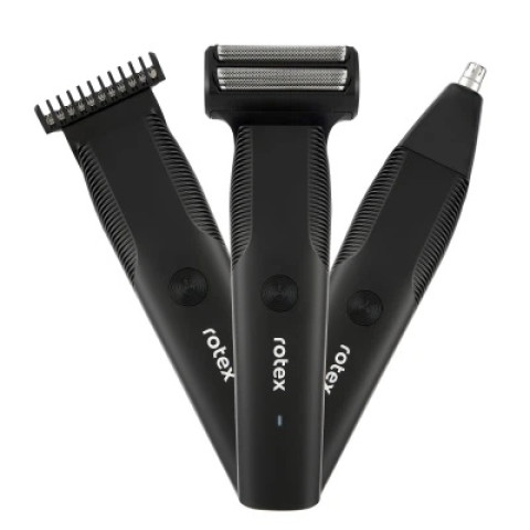 Тример універсальний Rotex RHC186-S 3Plus 3в1 USB Type-C чорний