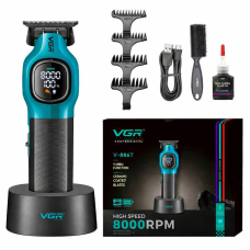 Тример VGR V-886T 8000 об/хв T-blade з LED-дисплеєм бірюзовий