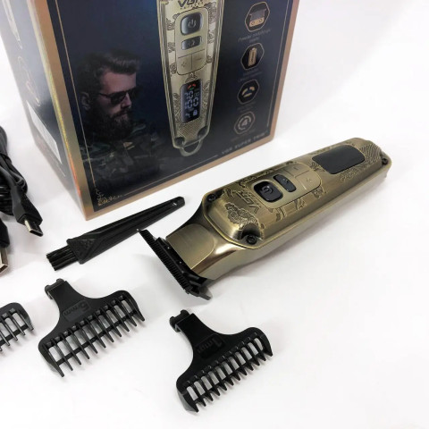 Машинка для стрижки VGR V-901 4 швидкості T-blade 42 мм LED