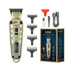 Машинка для стрижки VGR V-901 4 швидкості T-blade 42 мм LED