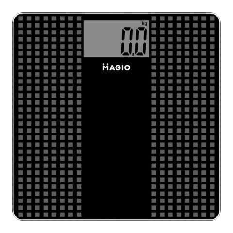 Ваги підлогові електронні Magio MG-801 до 180 кг, крок 100 г, скляна платформа