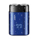 Електробритва VGR V-347 синя, роторна, 2 головки, LED-дисплей, IPX7, USB