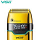 Чоловіча електробритва VGR V-350 Gold, 2 сітки, 2 насадки, LED, USB-C, 3 швидкості