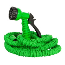 Шланг для поливу Magic Hose розтяжний з насадкою 7 режимів 22,5 м Зелений