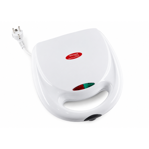 Контактний електрогриль Wimpex WX-1050 750 Вт з рифленими антипригарними пластинами