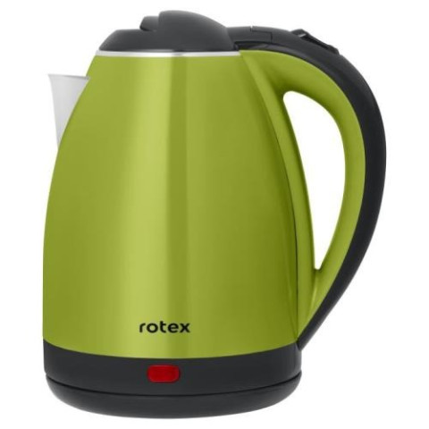 Електрочайник ROTEX RKT24-O, з подвійними стінками та прихованим нагрівачем, 1,8 л, 1500 Вт, зелений