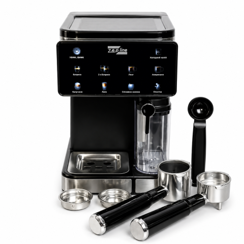 Кавомашина Zepline ZP-6806 Espresso Cool 3в1 3000 Вт, 20 бар