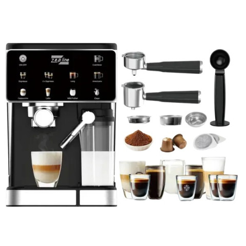 Кавомашина Zepline ZP-6806 Espresso Cool 3в1 3000 Вт, 20 бар