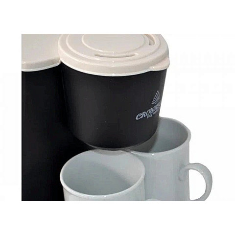 Мини-кофеварка капельная Crownberg CB-1568 500 Вт на 2 чашки