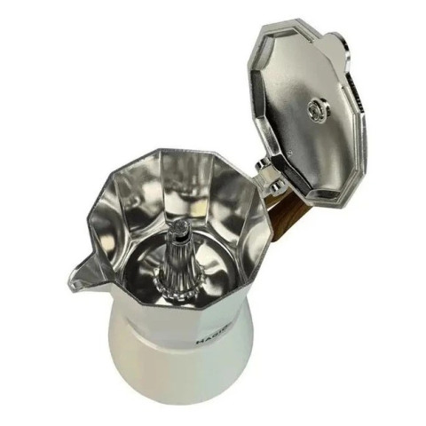 Гейзерна кавоварка Magio MG-1007 150 мл на 3 чашки, сіра