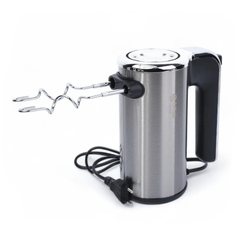 Міксер ручний BITEK BT-5526 1200 Вт, 5 швидкостей, Turbo, 4 насадки, сірий