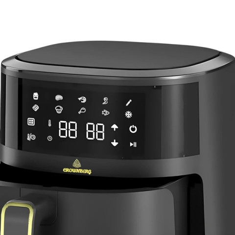 Мультипіч-аерогриль та фритюрниця Crownberg CB-5550 5 л 2000 Вт, чорний