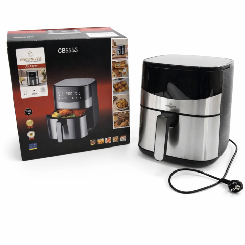 Мультипіч-аерогриль та фритюрниця Crownberg CB-5553 6,5 л 2000 Вт, LED-дисплей
