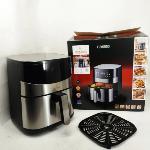 Мультипіч-аерогриль та фритюрниця Crownberg CB-5553 6,5 л 2000 Вт, LED-дисплей