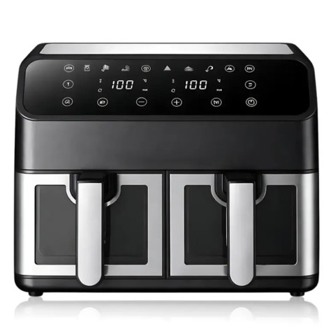 Мультипіч-аерогриль та фритюрниця Domotec MS-3226 13 л 4800 Вт, 2 зони