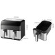 Мультипіч-аерогриль та фритюрниця Domotec MS-3226 13 л 4800 Вт, 2 зони
