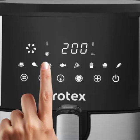 Мультипіч-аерогриль та фритюрниця Rotex ROM760-XL 7,5 л 2000 Вт, Up&DownFry, 8 програм