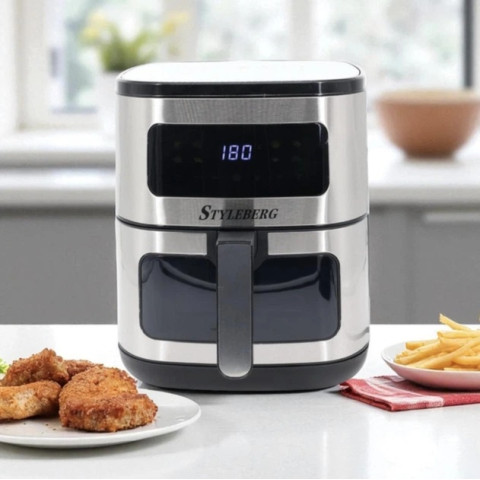 Мультипечь-аэрогриль и фритюрница Styleberg 1570G 7,5 л 2000 Вт, 8 программ