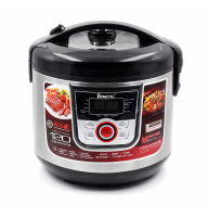 Мультиварка Domotec MS-7726 5 л 1500 Вт, 12 програм, чорна