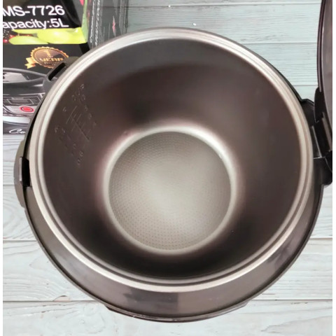 Мультиварка Domotec MS-7726 5 л 1500 Вт, 12 програм, чорна