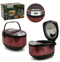 Мультиварка з фритюрницею Rainberg RB-6207 6 л 1500 Вт, 12 програм, коричнева