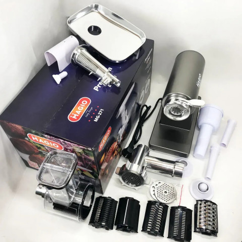 М’ясорубка Magio MG-271 2600 Вт з овочерізкою та сенсорною панеллю