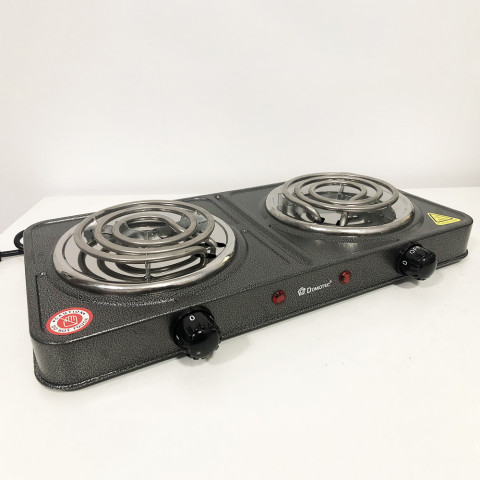 Настільна плита електрична Domotec MS-5802 2 конфорки 2000 Вт 220 В