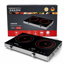 Електроплита інфрачервона Zepline ZP-062 2 конфорки 2×2200 Вт