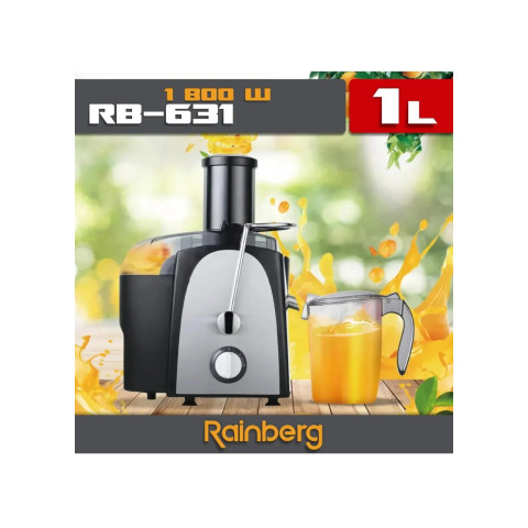 Соковыжималка Rainberg RB-631 1800 Вт центробежная, 2 скорости, горловина 65 мм